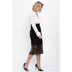 Юбка карандаш Фернандель (черная) Ю14744-10М