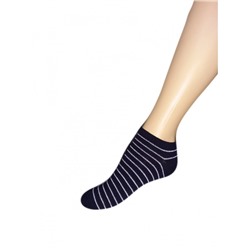Носки женские В-100 полоска синий