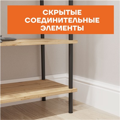 Стеллаж 15 "НеШкаф" (системы открытого хранения) СТНШ15 Ч черный