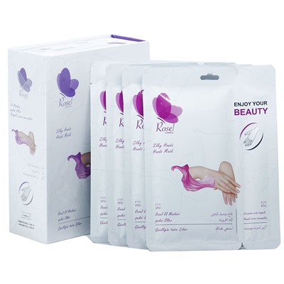 Маска + крем для рук Rosel Cosmetics Hand Mask Sillky 36 + 6 g