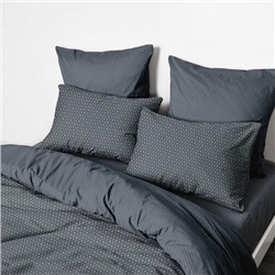 КПБ перкаль (нав 70*70) Fine Line <рис. 50117-1/40625-11 Блеск антрацита Art>