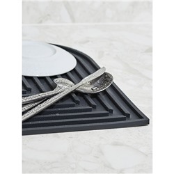 Коврик для сушки посуды Dry Flex, 34,6х44,6 см, графит