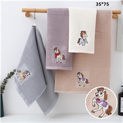 Акция “Лошадки Вышивка” ХЛОПОК 35*75 Символ 2026 года