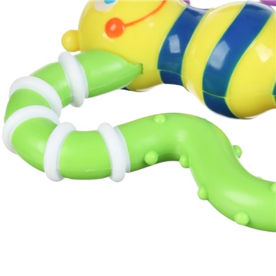 Погремушка Крошка Я «Бабочка» с эластичными элементами, в пакете, от 3 мес.