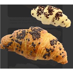 Французский круассан с шоколадной начинкой /рядами/ 90г ЦЕНА ЗА 12 ШТ