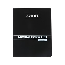 Дневник школьный для 1-11 классов, deVENTE. Moving Forward. Black, искусственная кожа, шелкография