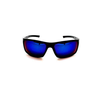 Мужские поляризационные - POLARIZED 3004 черный глянец синий сиреневый