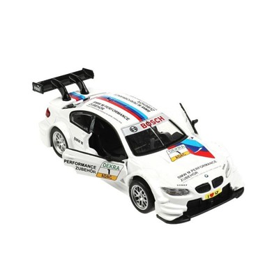 Машина металл BMW m3 dtm, 11,3 см, двери, инерция, белый 350622