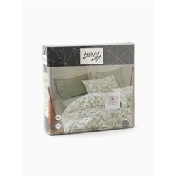 КПБ LoveLife 1,5сп "Настроение",143х215см,150х225см,50х70см-2шт,100%хл.сатин 125г/м²