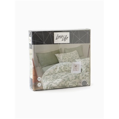 КПБ LoveLife 1,5сп "Настроение",143х215см,150х225см,50х70см-2шт,100%хл.сатин 125г/м²