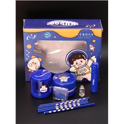 Электрический канцелярский набор "Boys&Girls", blue
