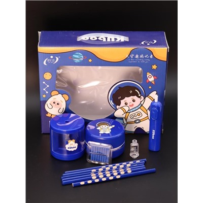 Электрический канцелярский набор "Boys&Girls", blue
