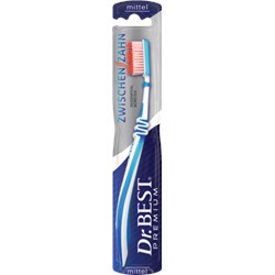 Зубная щётка Dr.Best Premium Zwischenzahn mittel, для межзубного пространства, средней жёсткости, 1 шт.