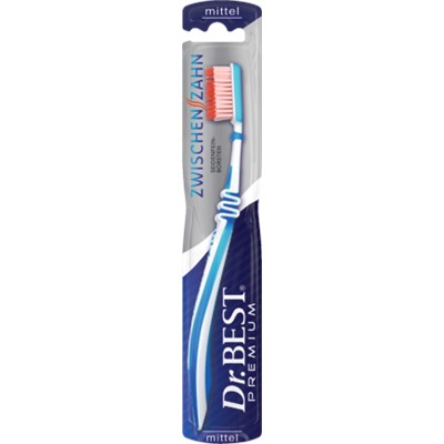 Зубная щётка Dr.Best Premium Zwischenzahn mittel, для межзубного пространства, средней жёсткости, 1 шт.