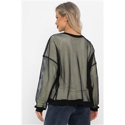 Свитшот Джокер (черно-лимонный) Б14711-5М