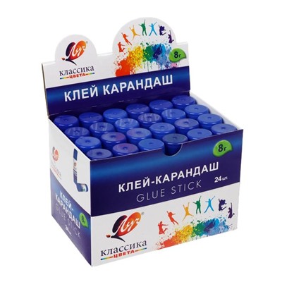 Клей-карандаш PVP 8 г Луч «Классика»