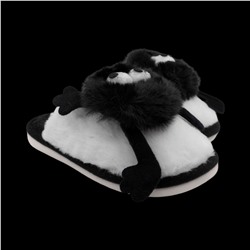 Тапочки меховые 10217 белые