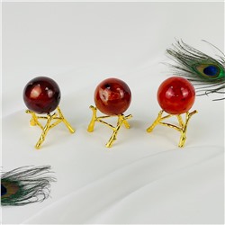 Радуга Самоцветов Шар из Сердолика на подставке