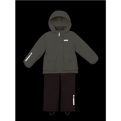 Комплект утеплённый для девочки NIKASTYLE 7м2225 Кешью шоколад