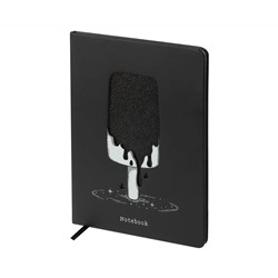 Записная книжка А5 80л., кожзам, MESHU "Ice", твердая обложка, тиснение фольгой, вырубка, блок в линию