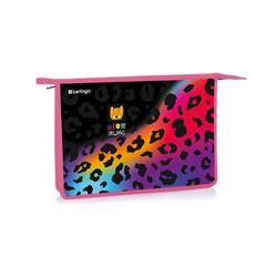 Папка для тетрадей 1 отделение, А4 Berlingo "Meow colors", 340*245*40мм, пластик, на молнии
