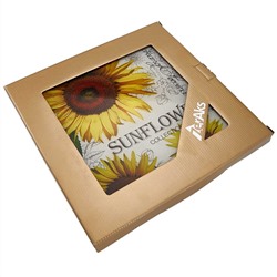 Блюдо 32 см вращающееся для сервировки ДВ5-012 "Sunflower"