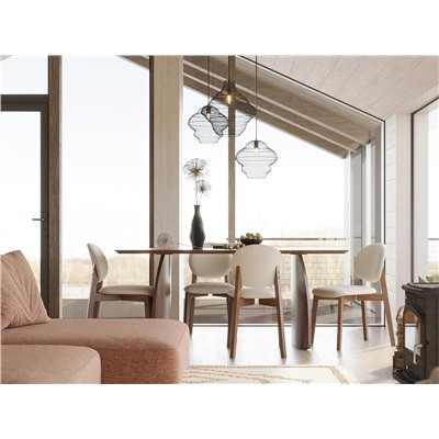 Светильник подвесной Vinger, Ø34х35 см, темно-серый