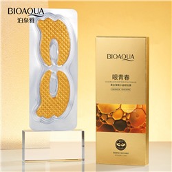 Гидрогелевая маска для кожи вокруг глаз Bioaqua Gold Elastic Crystal Eye Film, 12 гр