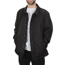 1631 BLACK Куртка мужская демисезонная  (70 гр. холлофайбер)