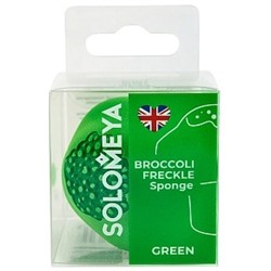 SOLOMEYA Спонж БРОККОЛИ для создания веснушек (кор)