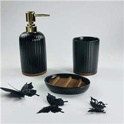 235-034 Ванный набор 3пр.  BLACKWOODв под.уп.(х16)Фарфор