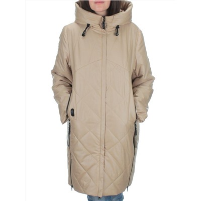 BM22868 BEIGE Куртка демисезонная женская (100 гр. синтепон)