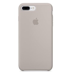 Силиконовый чехол для iPhone 7 Plus / 8 Plus светло-бежевый