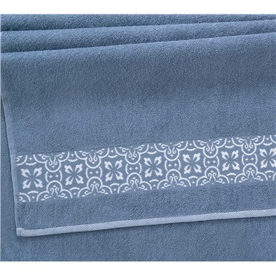 Полотенце махровое Мозаика деним Текс-Дизайн