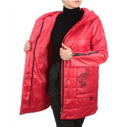 ZW-2181-C RED Куртка демисезонная женская BLACK LEOPARD (100 гр.синтепона)