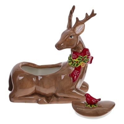 GAEM Конфетница "Олень", 1400 мл, L26 W14 H28 см