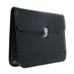 Папка деловая Calligrata "Крокодил", искусственная кожа, для бумаг, для офиса, 350 х 250 х 30 мм, 1 отделение, на замке, 3Д06