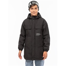 Куртка утеплённая для мальчика NIKASTYLE 4м6525 Черный Nikastyle