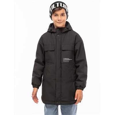 Куртка утеплённая для мальчика NIKASTYLE 4м6525 Черный Nikastyle