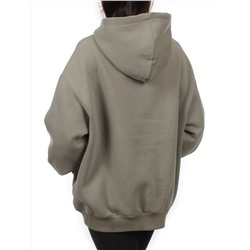 2622 GRAY GREEN Толстовка женская (85% хлопок, 10% полиэстер, 5% спандекс)