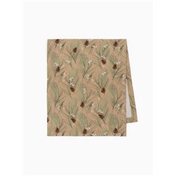Дорожка на стол новогодняя Этель Spruce branches 30×70 см, 100% хлопок, саржа 190 г/м², бежевая