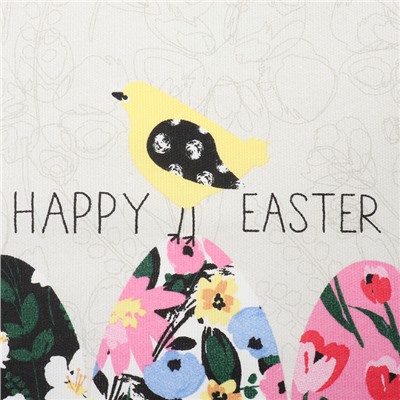 Набор кухонных полотенец Доляна Happy easter 2 шт., 28×46 см, рогожка, 100% хлопок, 160 г/м²
