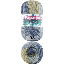 Пряжа Kamgarn SPLASH PAPATYA