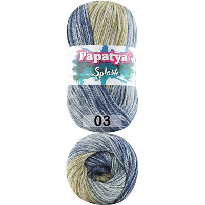 Пряжа Kamgarn SPLASH PAPATYA