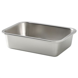 IKEA 365+, Behälter, rechteckig/Edelstahl,, 1.0 l