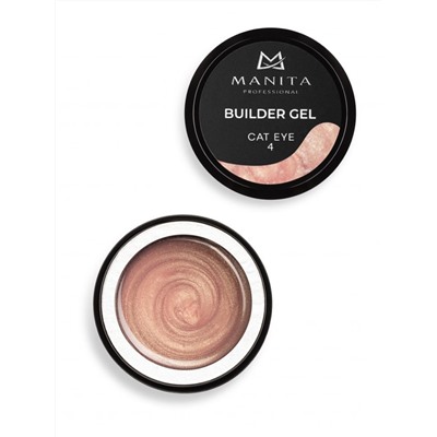 Manita Professional Гель моделирующий для ногтей / Builder Gel Cat Eye №04, 15 мл