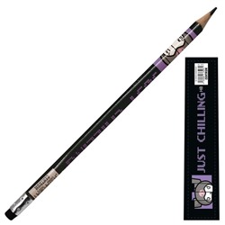 Карандаш ч/графитный с ластиком "Kuromi-1", с голографческой пленкой