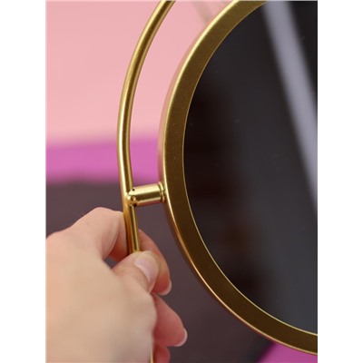 Зеркало настольное GIRLY "Golden sun", yellow