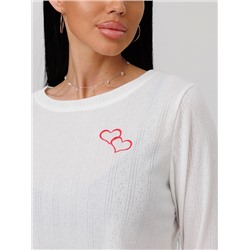 Женская пижама П-105(Трн риб) / Молочный