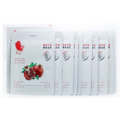 Маска + крем для лица, шеи и зоны декольте Rosel Cosmetics Boto Pomegranate 36 + 6 g